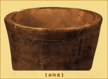 秦朝度量衡方面的文物-陶量