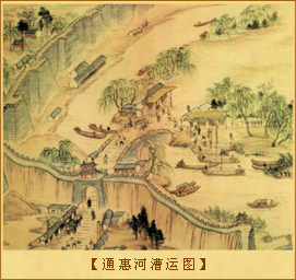 通惠河漕运图